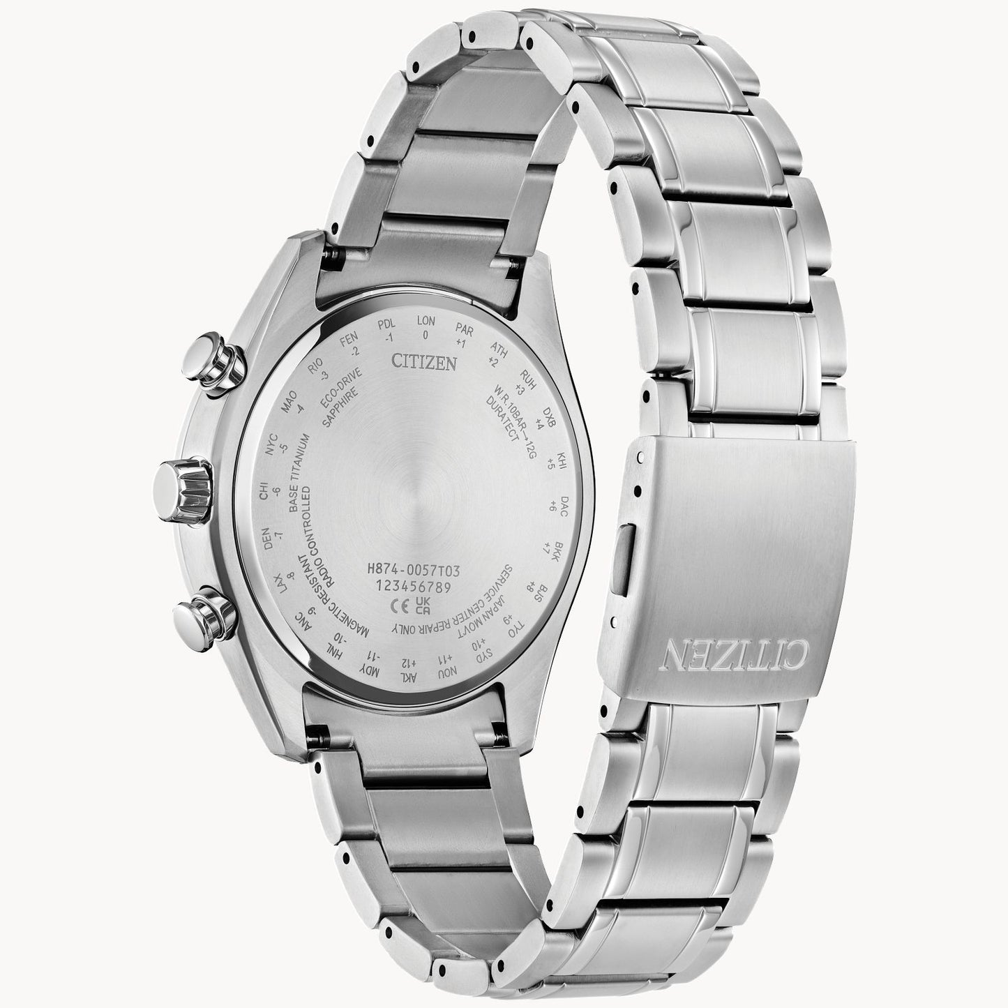 Citizen Tsuki-yomi A-T Gray Dial Super Titanium BY1010-57H