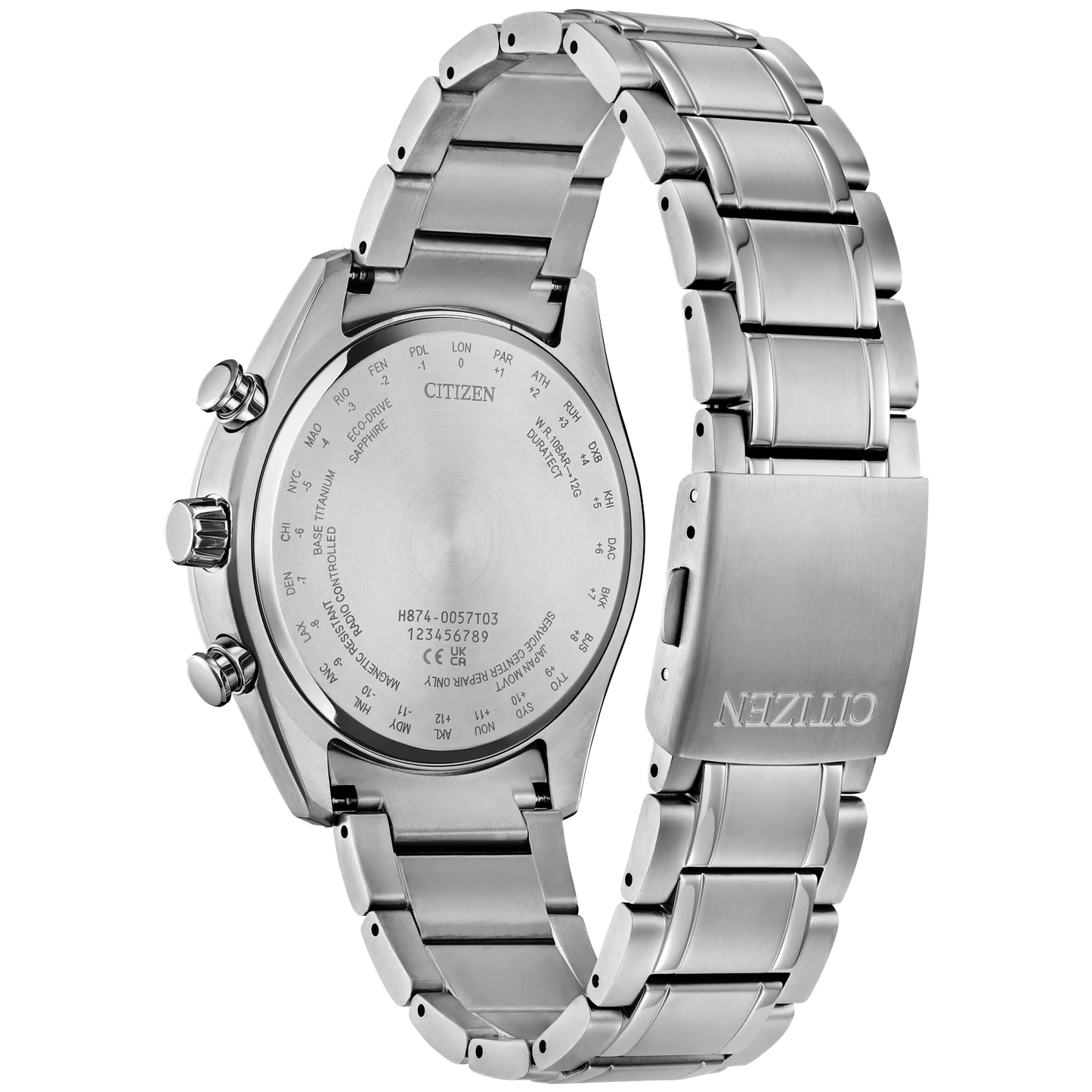 Citizen Tsuki-Yomi A-T Super Titanium Purple Dial BY1010-81Z