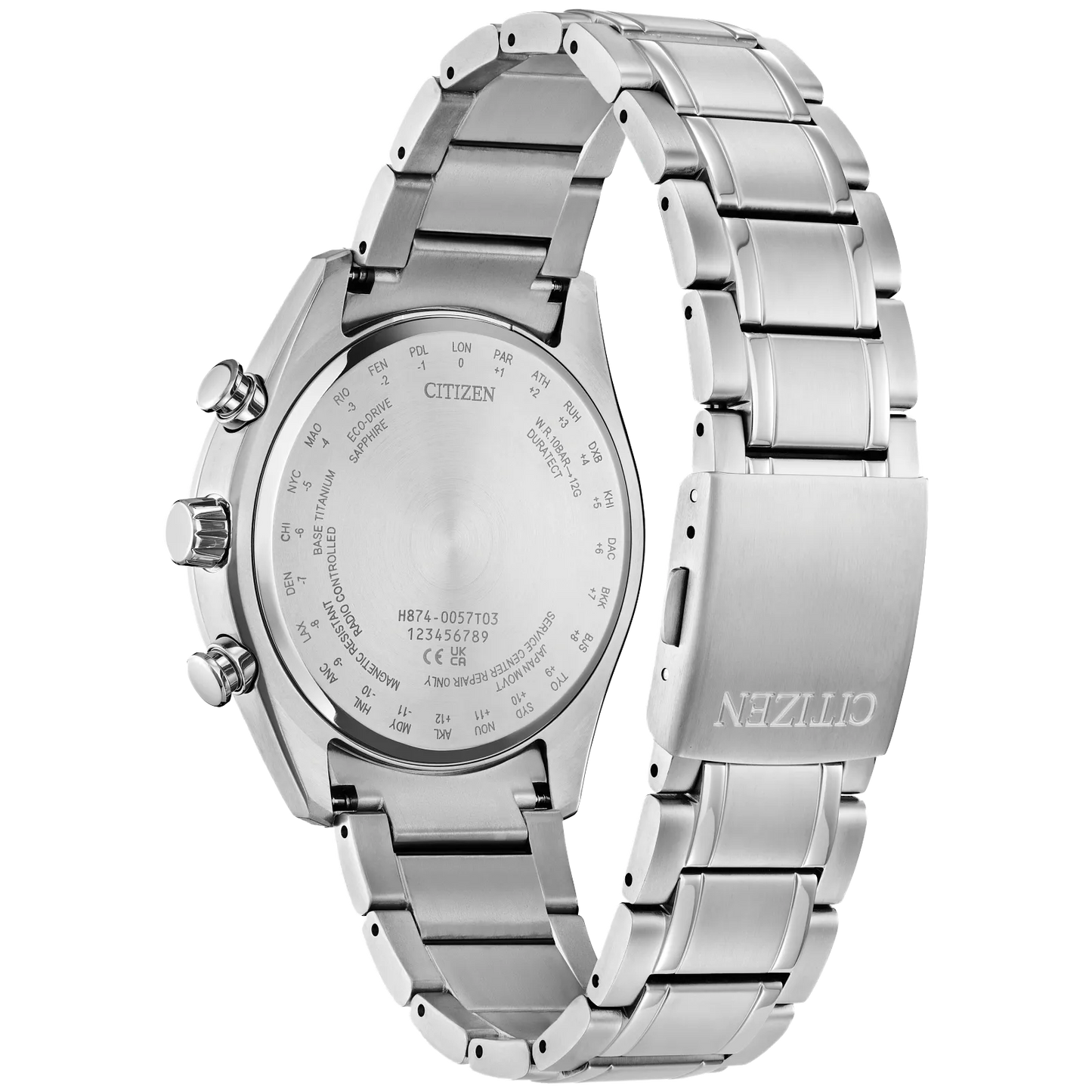 Citizen Tsuki-Yomi A-T Super Titanium Red Dial BY1018-55X