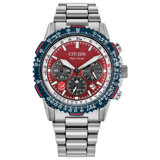 Citizen Promaster Air Snowbirds Red Dial Stainless Steel Bracelet CA4668-51X