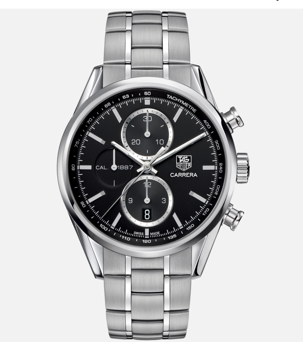 TAG Heuer Carrera Caliber 1887 Black Dial 41mm CAR2110.BA0720