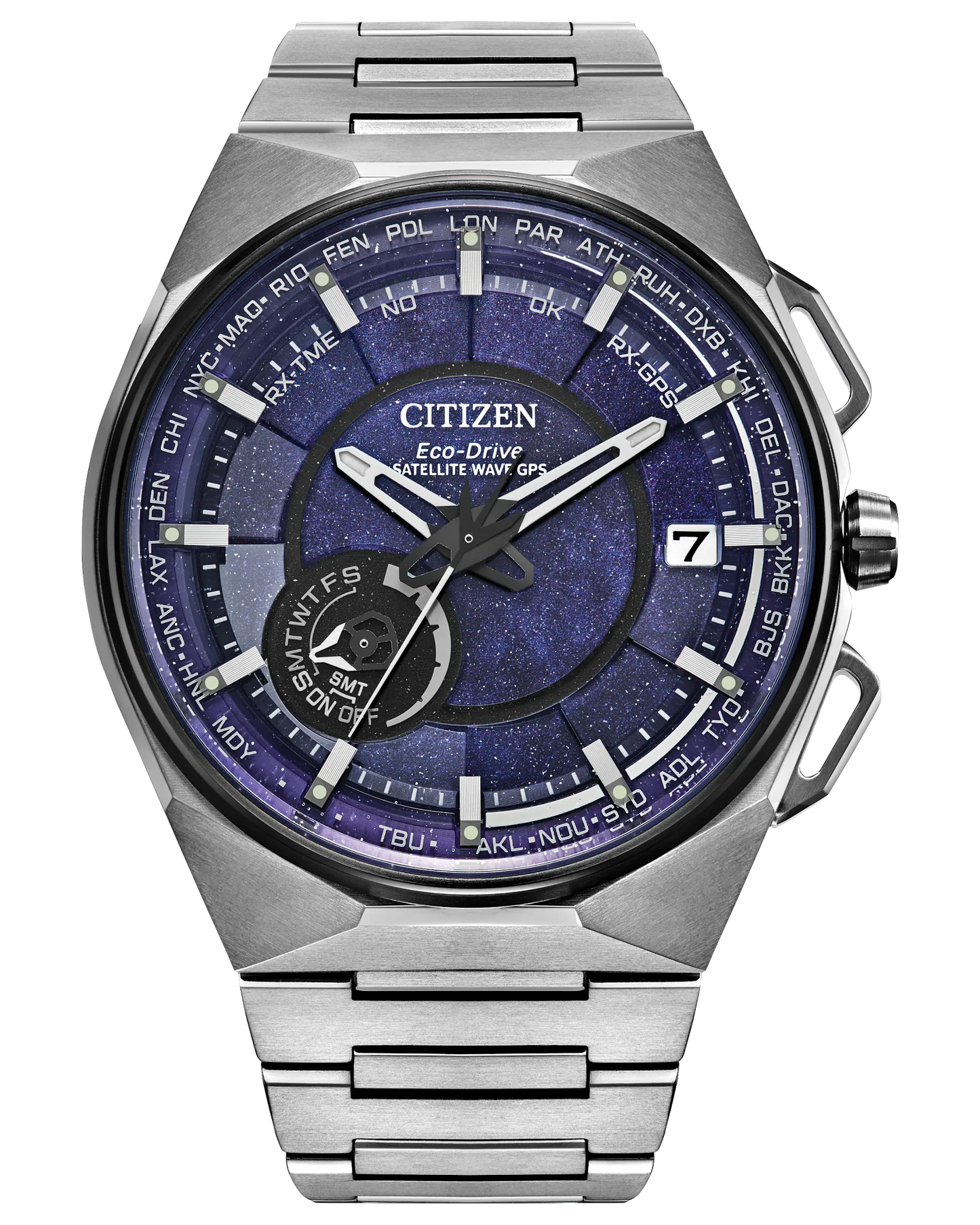 Citizen Satellite Wave X Satellite Timekeeping Blue Dial Super Titanium CC3097-52L