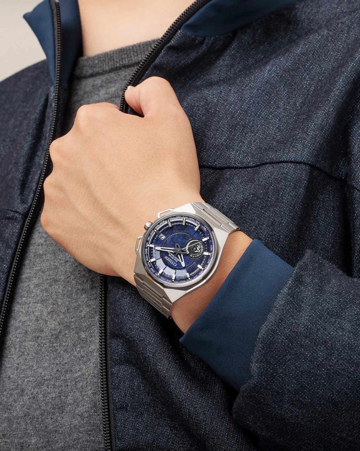 Citizen Satellite Wave X Satellite Timekeeping Blue Dial Super Titanium CC3097-52L