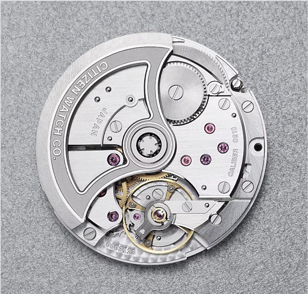 Citizen Automatic The Citizen Caliber 0210 White Dial Steel Bracelet NC1001-58A