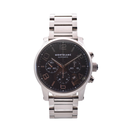 Montblanc Timewalker Automatic Chronograph 43mm Black Dial Stainless Steel 7260