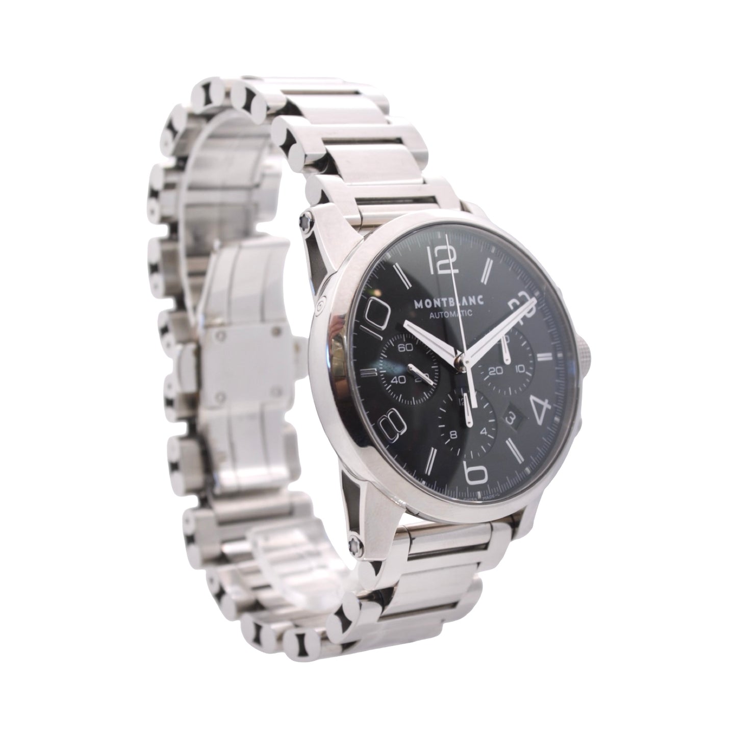 Montblanc Timewalker Automatic Chronograph 43mm Black Dial Stainless Steel 7260