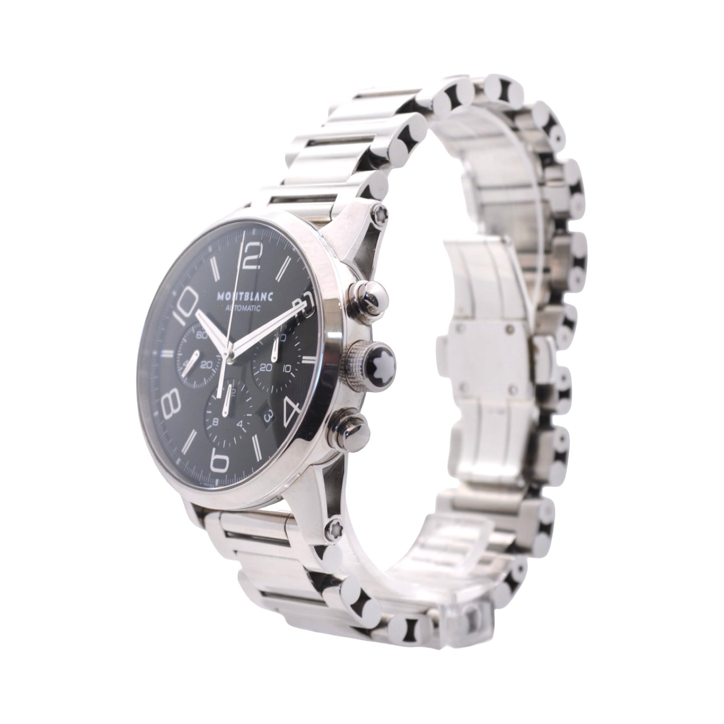 Montblanc Timewalker Automatic Chronograph 43mm Black Dial Stainless Steel 7260
