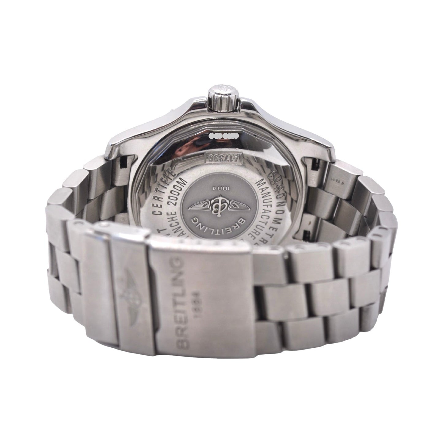 Breitling Superocean Steelfish 44mm Automatic Black Dial Stainless Steel A17390