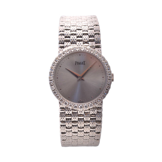 Piaget Dancer 18K White Gold 24mm Manual Wind Silver Dial Ref. 9706 D 23