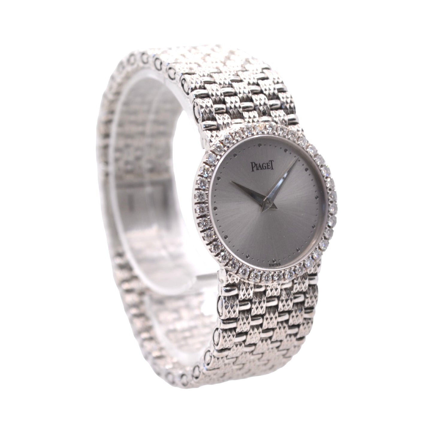 Piaget Dancer 18K White Gold 24mm Manual Wind Silver Dial Ref. 9706 D 23