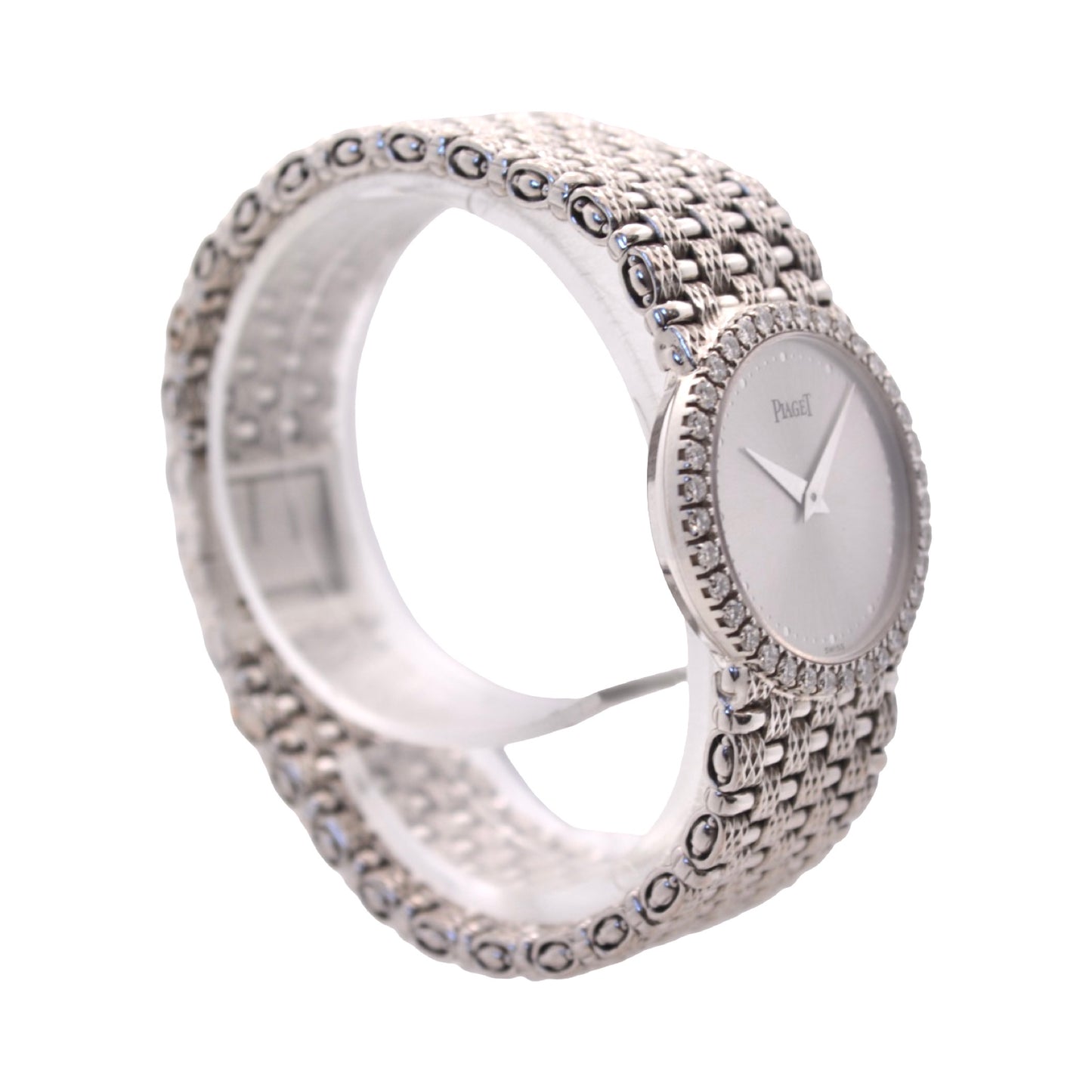 Piaget Dancer 18K White Gold 24mm Manual Wind Silver Dial Ref. 9706 D 23