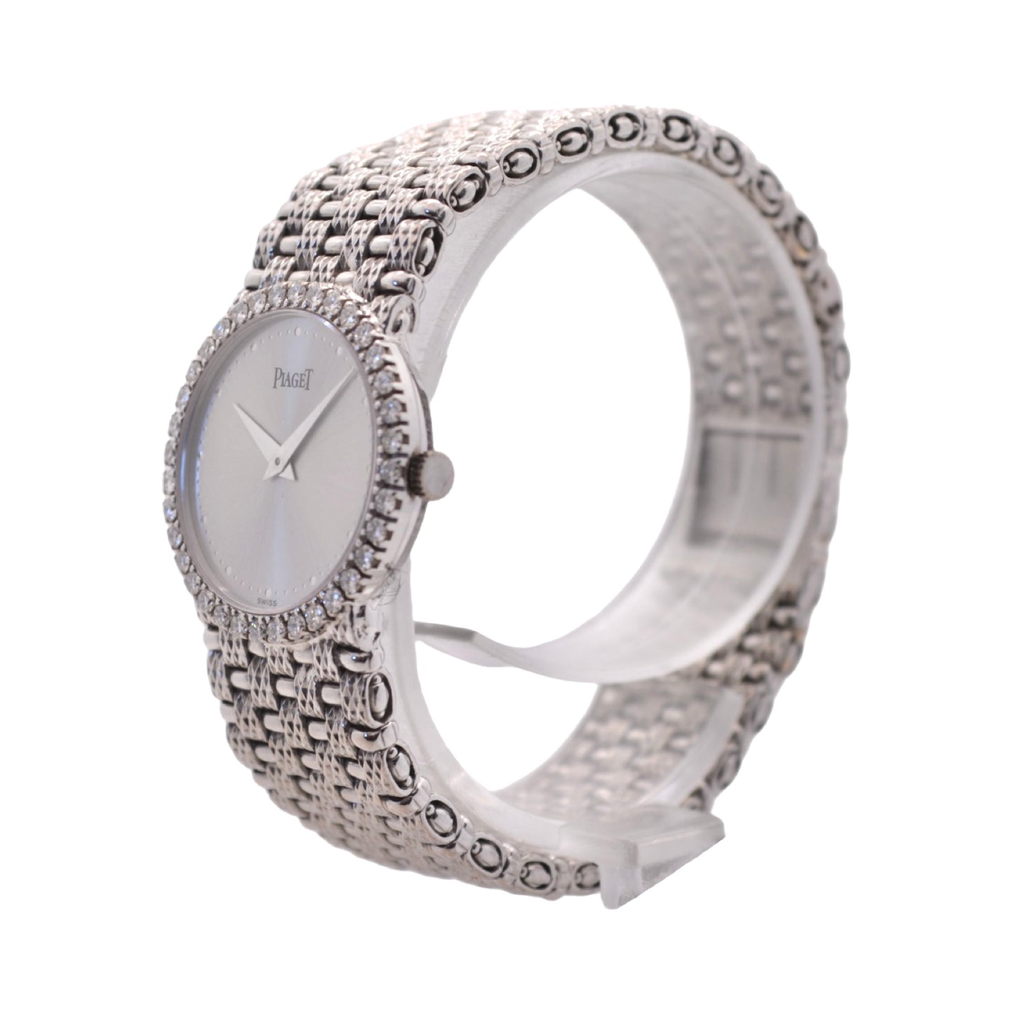 Piaget Dancer 18K White Gold 24mm Manual Wind Silver Dial Ref. 9706 D 23