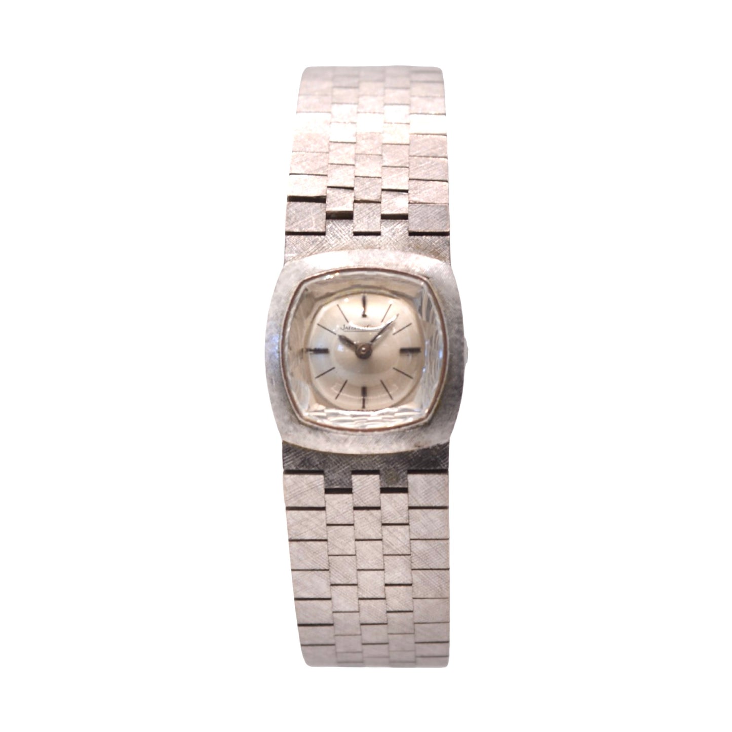 Jaeger LeCoultre 18K White Gold 18mm Manual Wind Silver Dial Ref.1693
