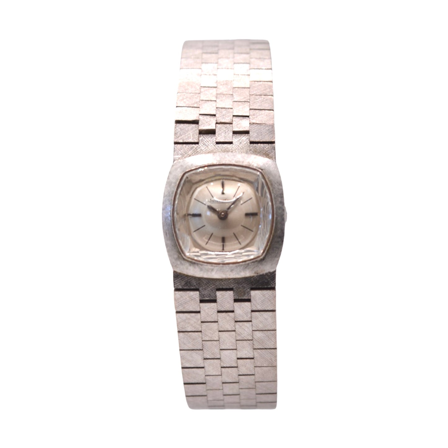 Jaeger LeCoultre 18K White Gold 18mm Manual Wind Silver Dial Ref.1693
