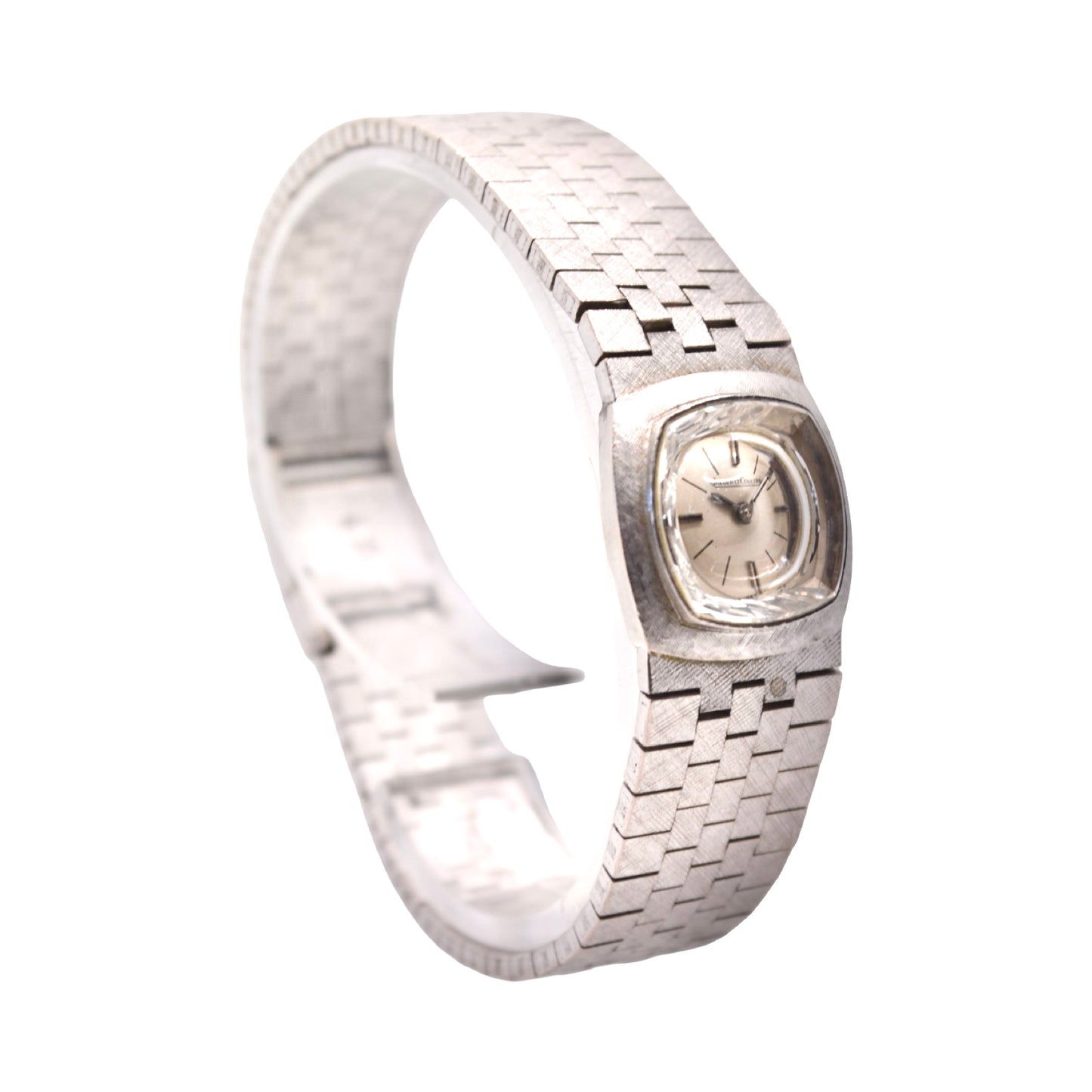 Jaeger LeCoultre 18K White Gold 18mm Manual Wind Silver Dial Ref.1693