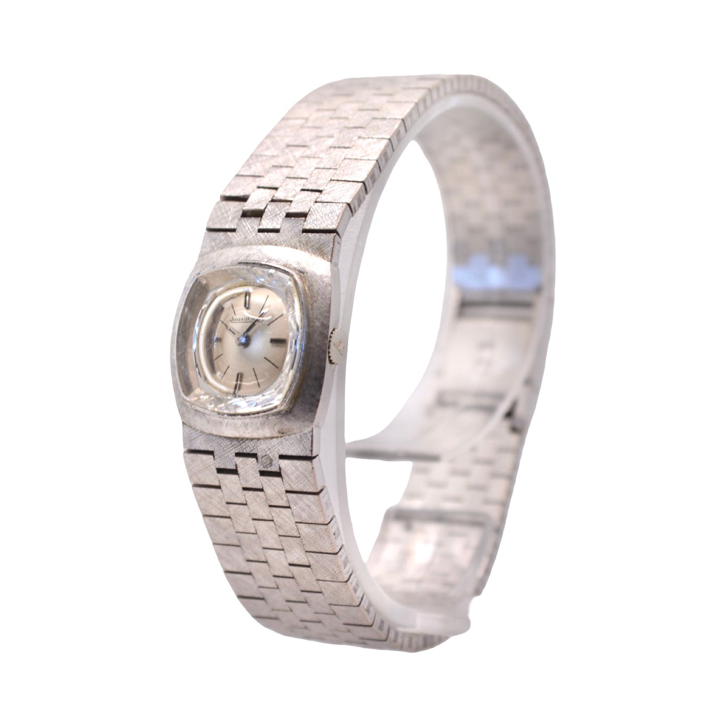 Jaeger LeCoultre 18K White Gold 18mm Manual Wind Silver Dial Ref.1693