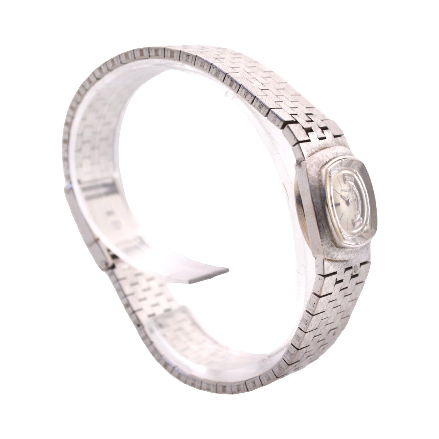 Jaeger LeCoultre 18K White Gold 18mm Manual Wind Silver Dial Ref.1693