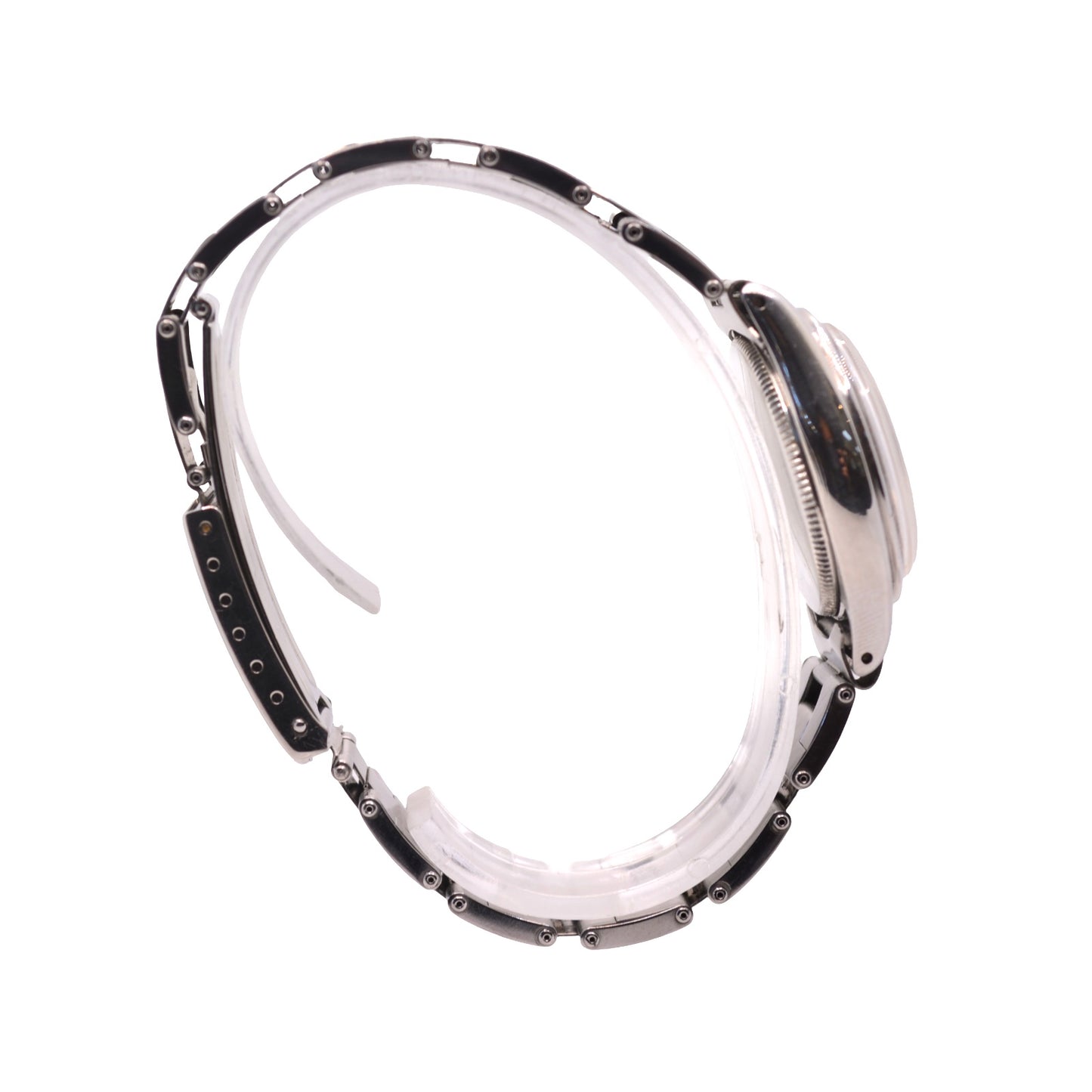 Rolex Oyster Speedking Precision 30mm Silver Dial Oyster Riveted Stretch Bracelet Ref. 6056