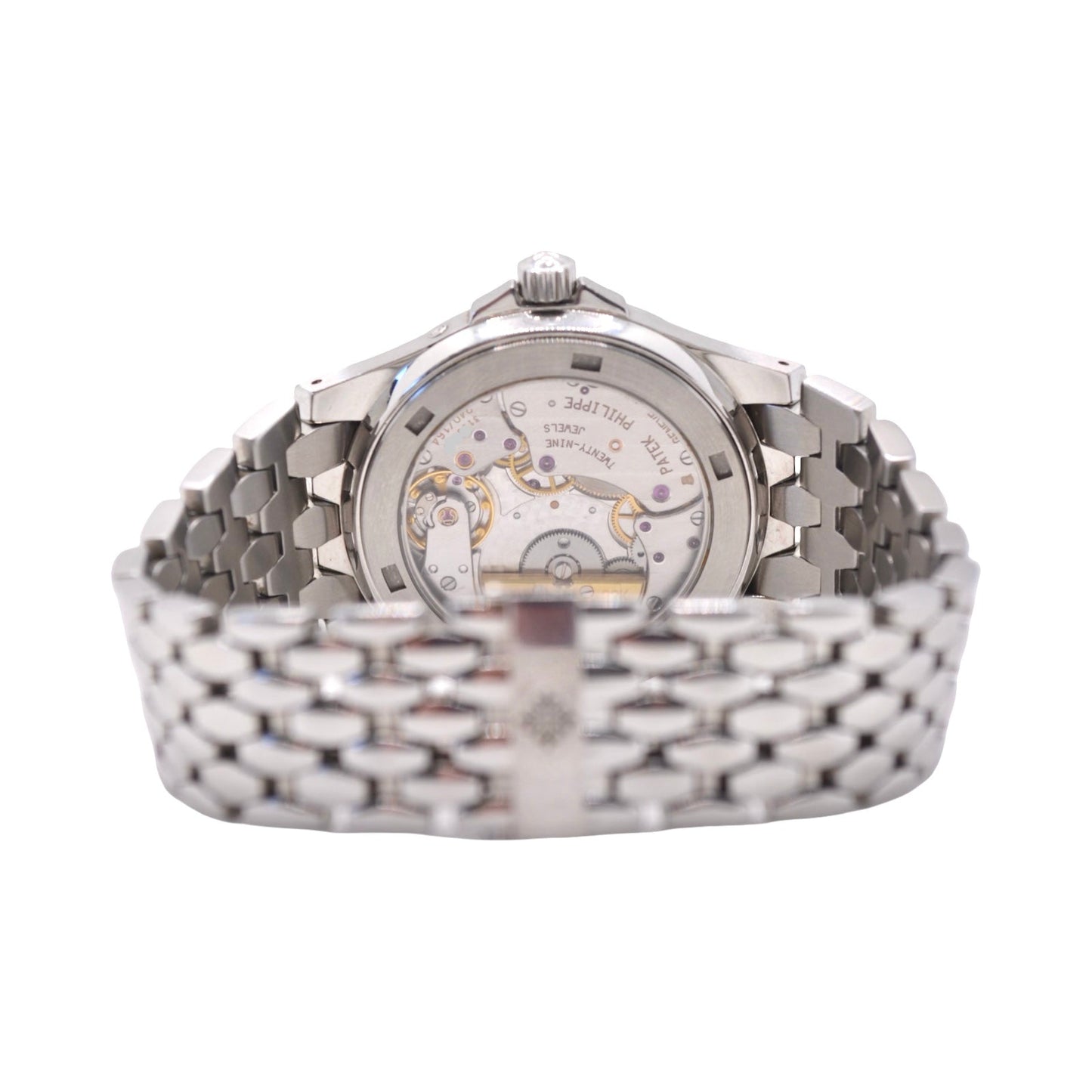 Patek Philippe Neptune Moonphase 37mm Automatic Black Dial Stainless Steel 5085