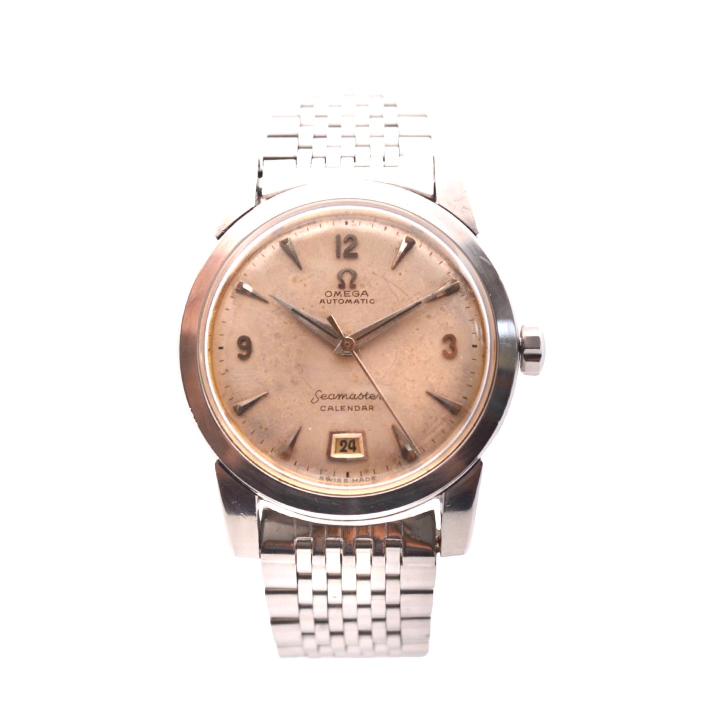 Omega Seamaster Automatic Bumper Calendar 35mm Silver Dial Stainless Steel Bracelet 2757-3 SC