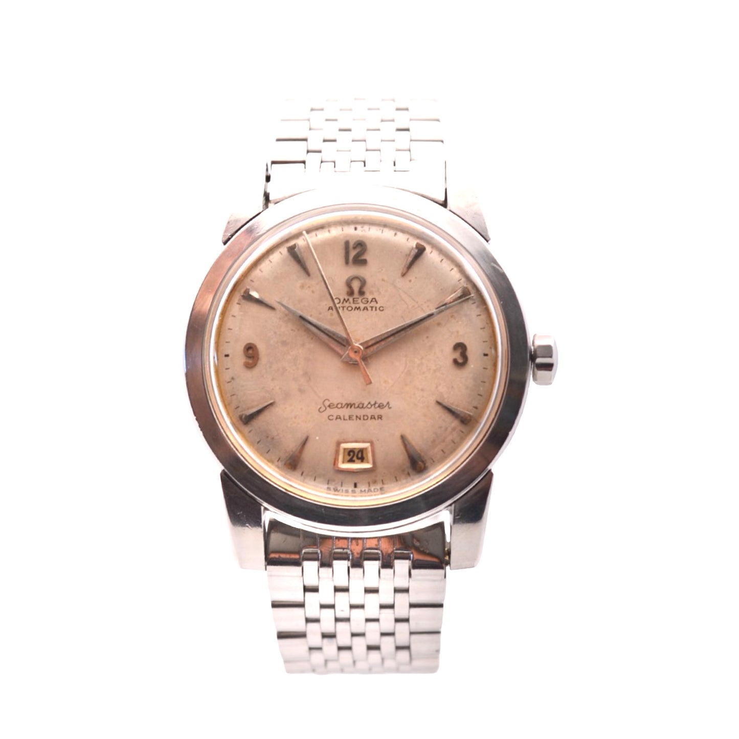Omega Seamaster Automatic Bumper Calendar 35mm Silver Dial Stainless Steel Bracelet 2757-3 SC