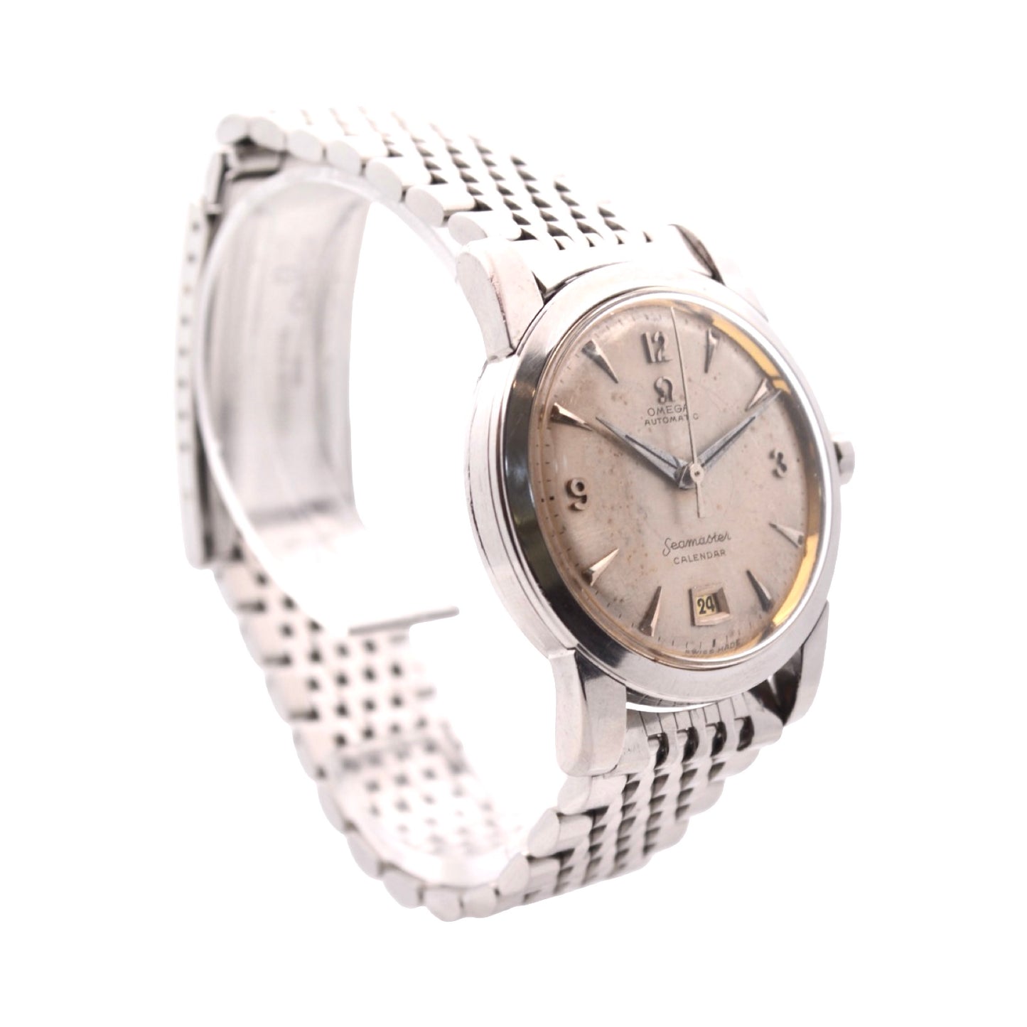 Omega Seamaster Automatic Bumper Calendar 35mm Silver Dial Stainless Steel Bracelet 2757-3 SC