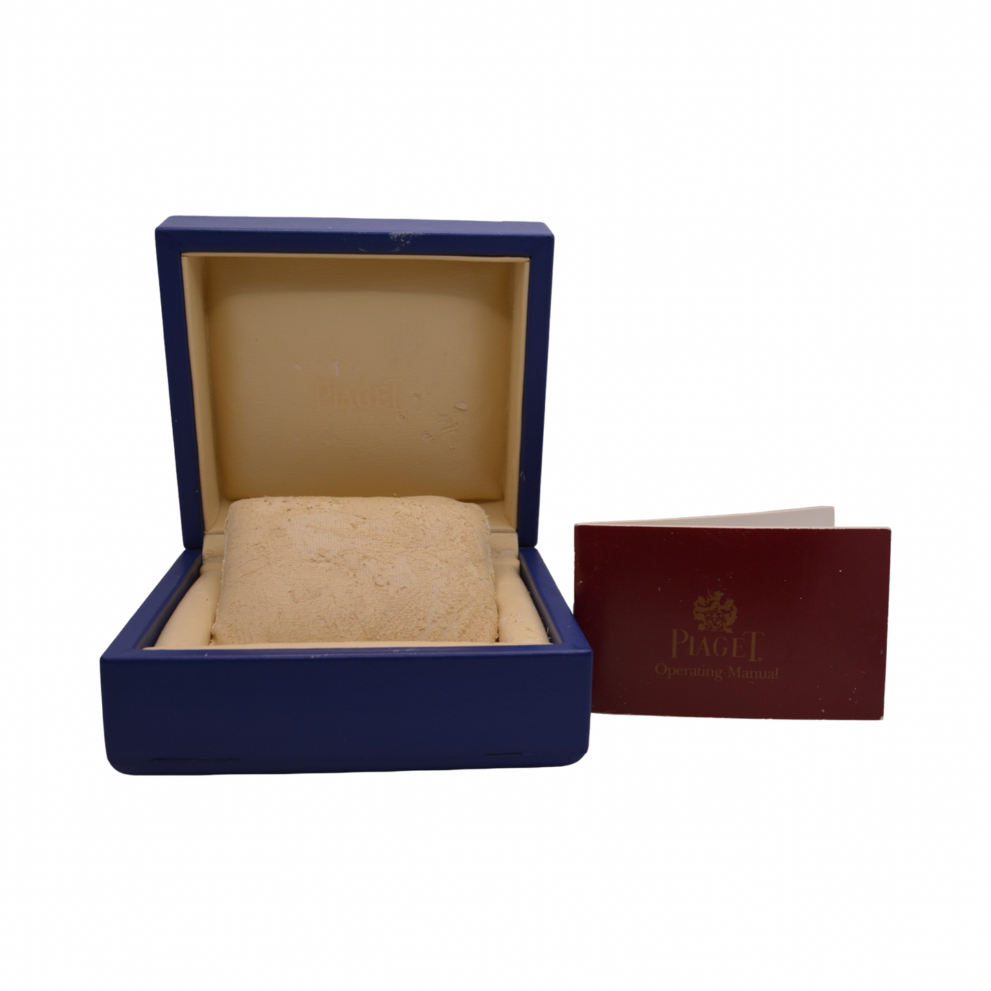 Piaget Polo 18K Yellow Gold Champagne and Blue Lapis Lazuli Dial Diamond Bezel 22005