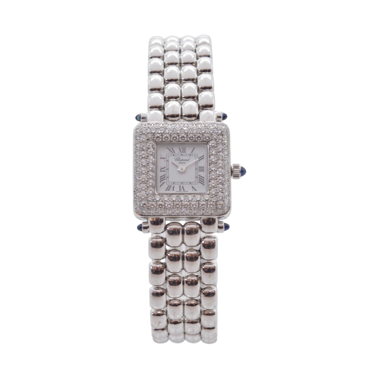 Chopard Les Classique Diamond Collection 18K Solid White Gold Swiss Quartz 10/6115-23