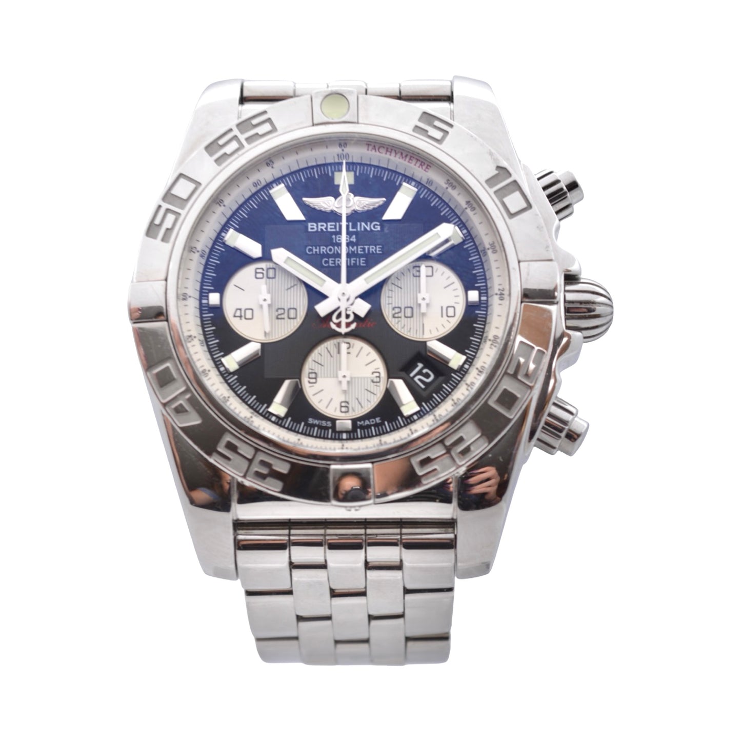 Breitling Chronomat 44 Automatic Chronograph Stainless Steel Bracelet AB0110