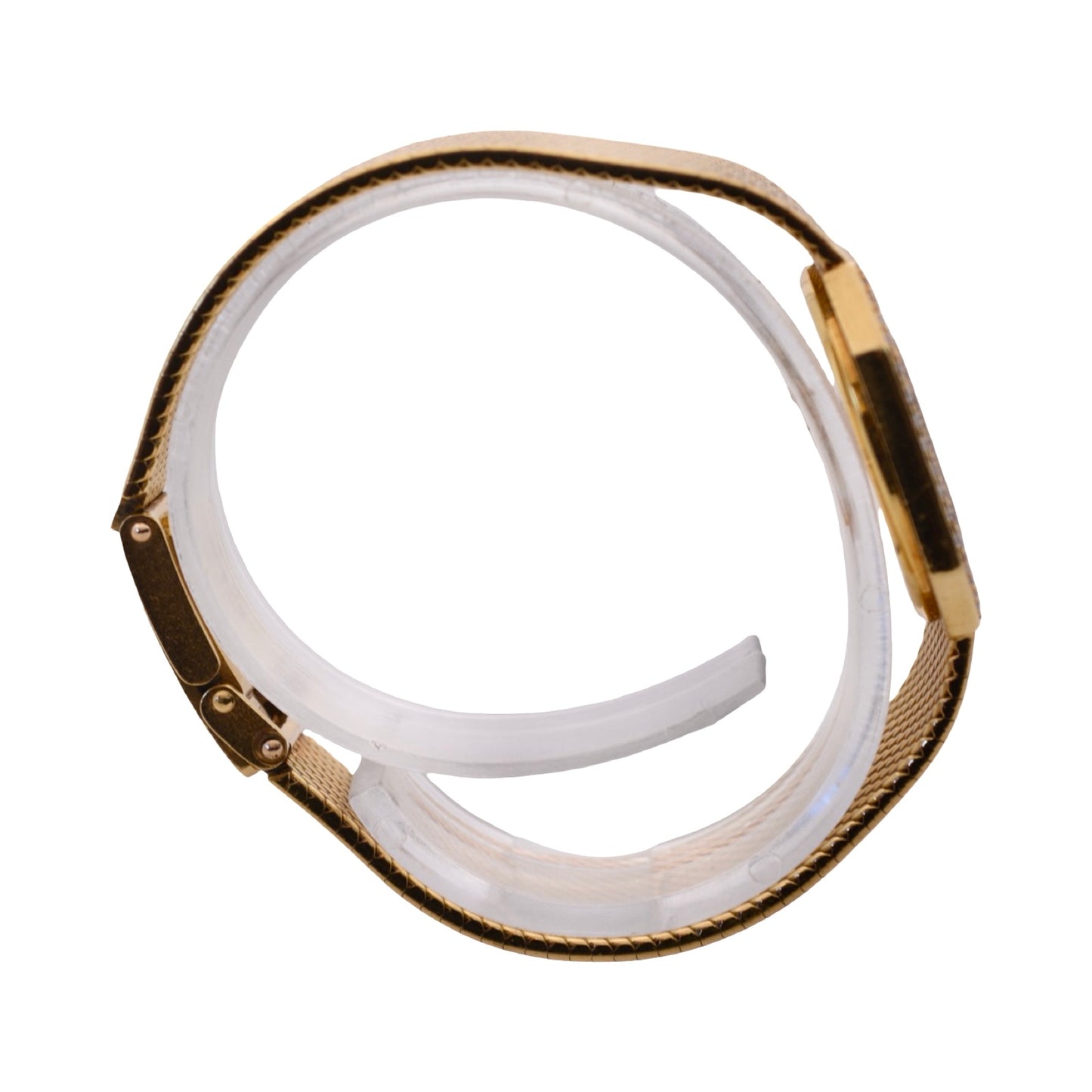 Concord Luxury Ladies Geometric Diamond Collection Quartz Watch 18K Yellow Gold with Factory Diamonds 51.81.550