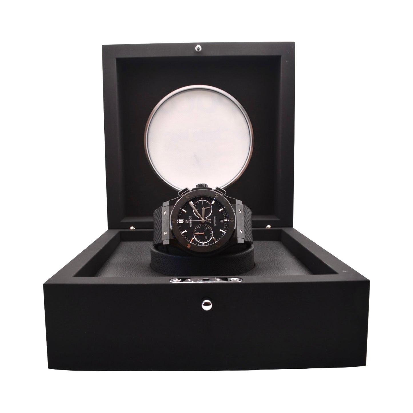 Hublot Classic Fusion Automatic Chronograph Black Magic 45mm Black Ceramic/Rubber 521.CM.1171.RX