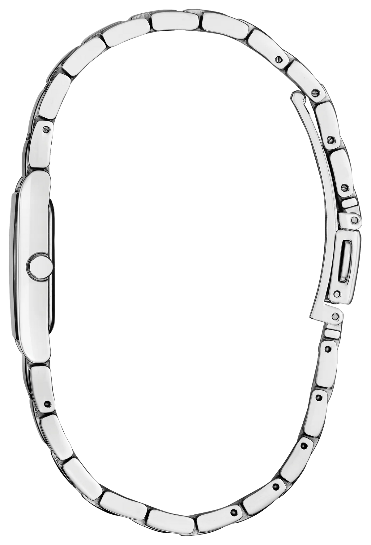 Citizen Lady Axiom Eco-Drive Silver Tone Dial Stainless Steel Bracelet EG7051-51A
