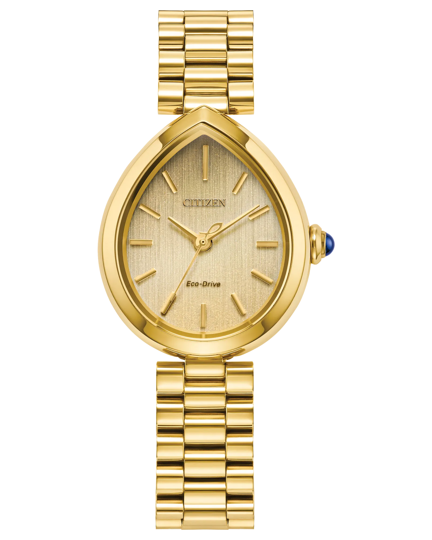 Citizen L Rainell Eco-Drive Gold Tone Stainless Steel EM1202-50P