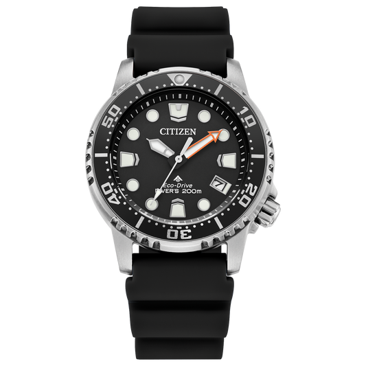 Citizen Eco-Drive Promaster Dive Black Dial Polyurethane Strap EO2020-08E