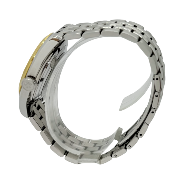 Eterna-Matic KonTiki 1958 18K Gold Bezel Ivory Dial Steel Bracelet 1571.47