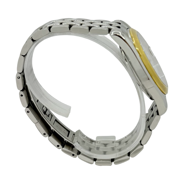 Eterna-Matic KonTiki 1958 18K Gold Bezel Ivory Dial Steel Bracelet 1571.47