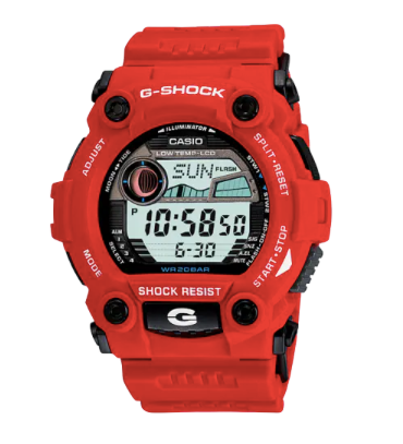 G-Shock Mens Red Digital Watch G7900A-4