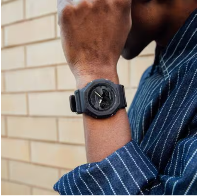 G-Shock Black Eco-Friendly GA-B2100 Series Black Cotton/Resin GA-B2100CT-1A5