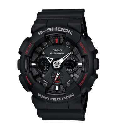 G-Shock Mens Analog Digital Black GA120-1A