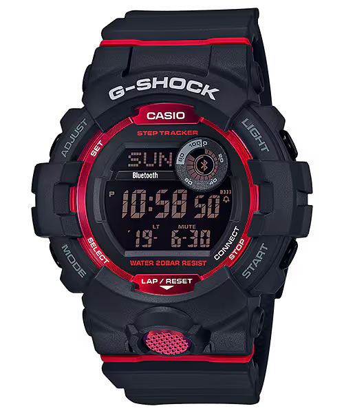 G-Shock Move Black/Red Smartphone Link Connectivity  GBD800-1