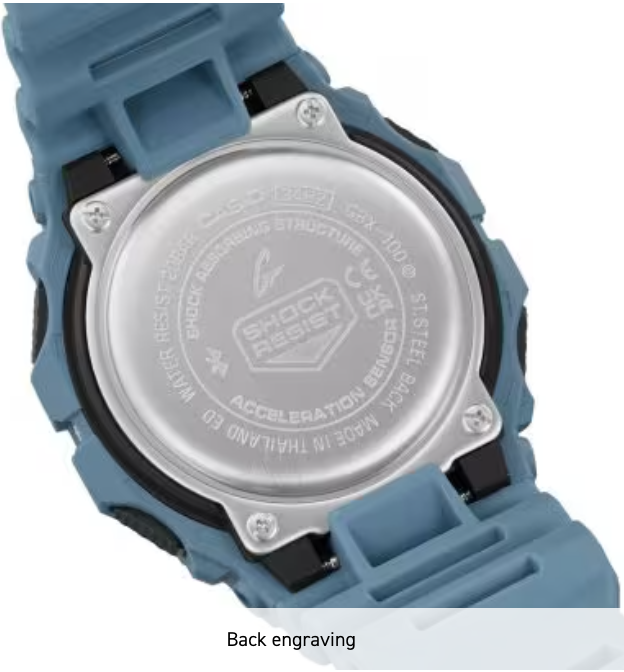G-SHOCK G-LIDE Series Blue Ocean Resin GBX-100-2A
