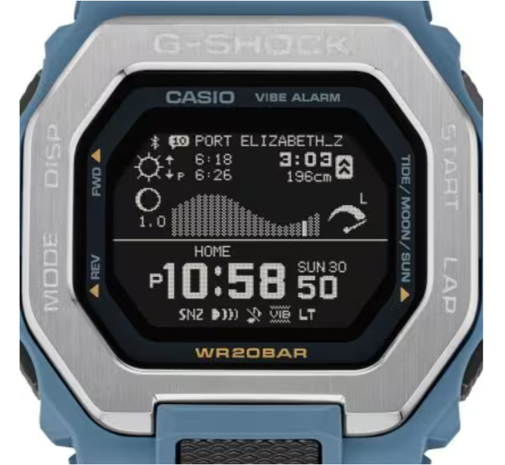 G-SHOCK G-LIDE Series Blue Ocean Resin GBX-100-2A