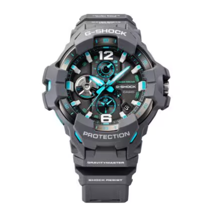 G-SHOCK Master of G Air Gravitymaster Gray/Blue Carbon-Fiber Resin GRB300-8A2