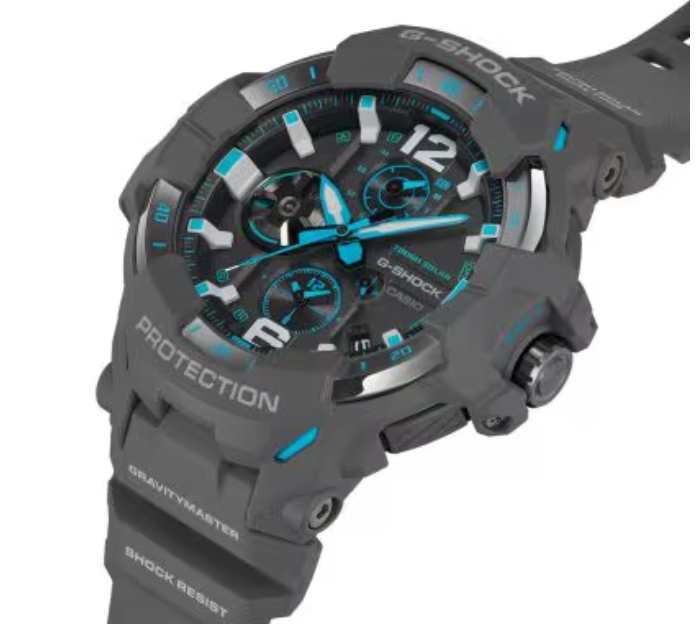 G-SHOCK Master of G Air Gravitymaster Gray/Blue Carbon-Fiber Resin GRB300-8A2
