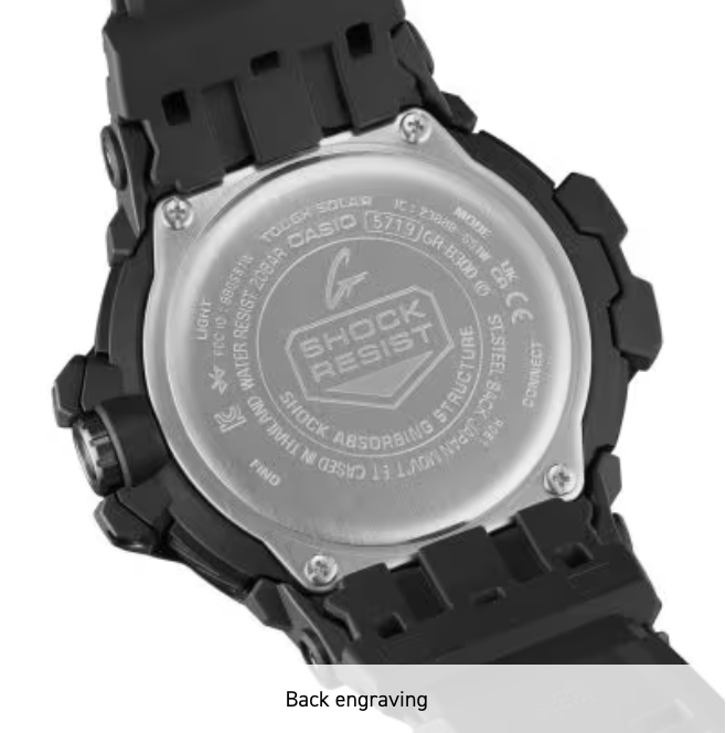 G-SHOCK Master of G Air Gravitymaster Mudmaster Black/Orange Carbon Fiber Resin GRB300EC-1A