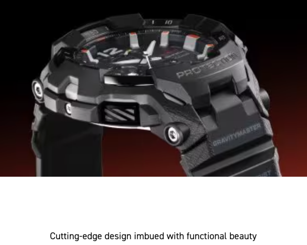 G-SHOCK Master of G Air Gravitymaster Mudmaster Black/Orange Carbon Fiber Resin GRB300EC-1A