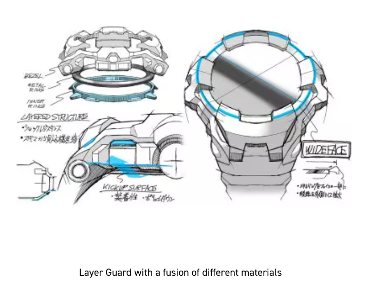 G-SHOCK Master of G Air Gravitymaster Gray/Blue Carbon-Fiber Resin GRB300-8A2