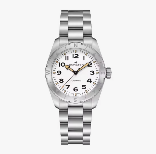 Hamilton Khaki Field Automatic 37mm White Stainless Steel Bracelet H70225110