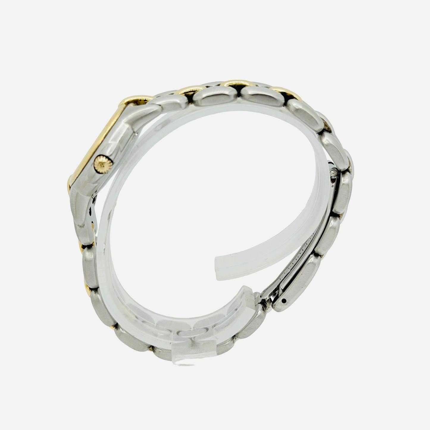 Bertolucci Pulchra 25mm Quartz White Dial 18K Gold and Stainless Steel  Ref.083 49