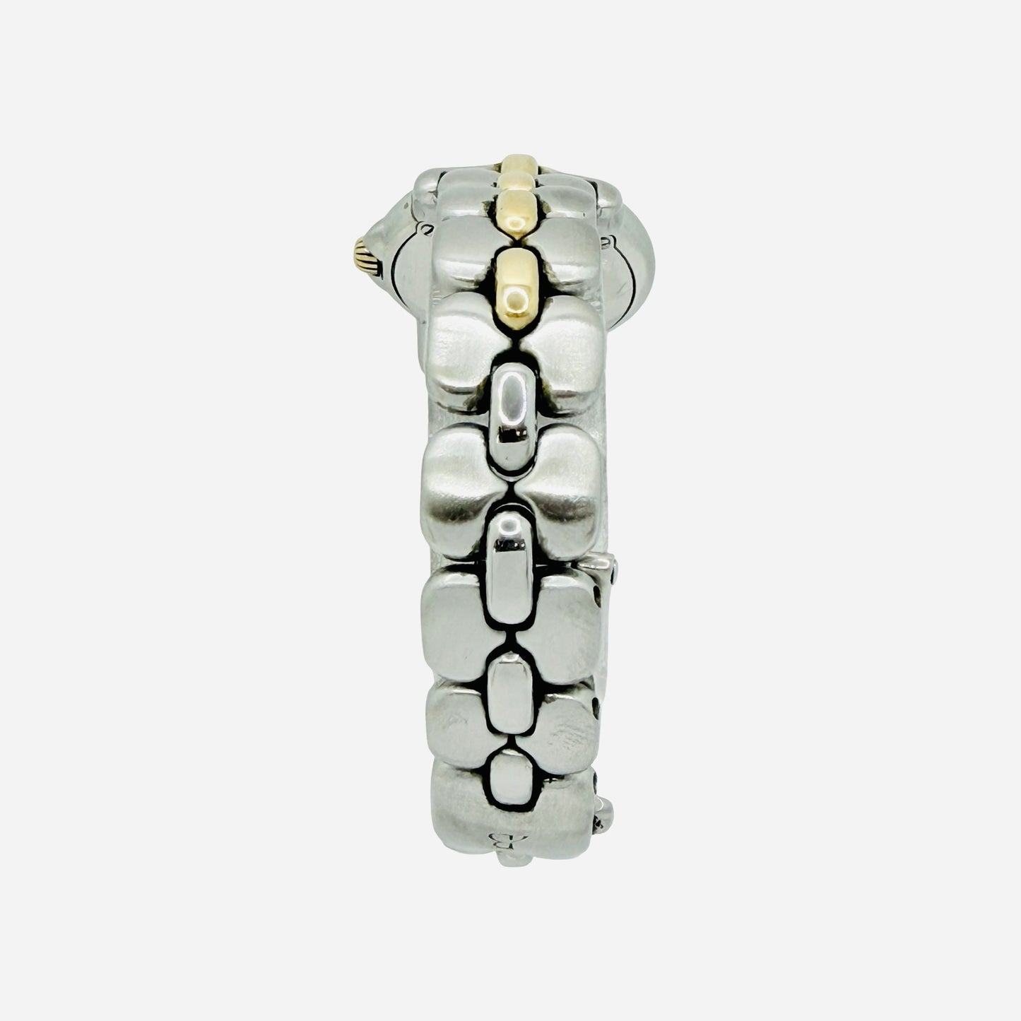 Bertolucci Pulchra 25mm Quartz White Dial 18K Gold and Stainless Steel  Ref.083 49